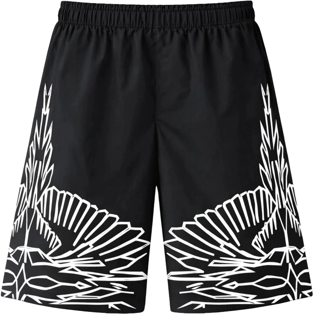 Marcelo Burlon Black Sweetshorts - Male - Casual Shorts - Xs - Shorts