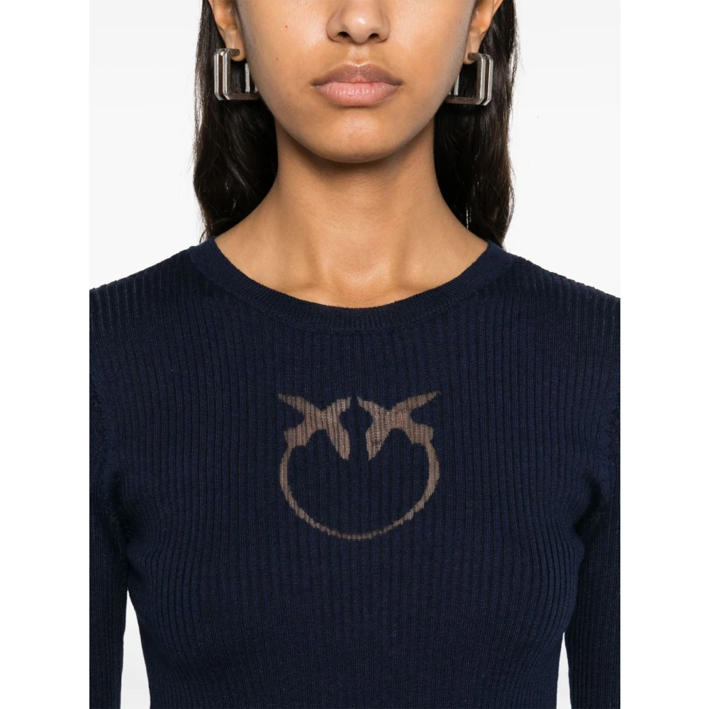 pinko Blauwe Trui voor Vrouwen Blue Dames