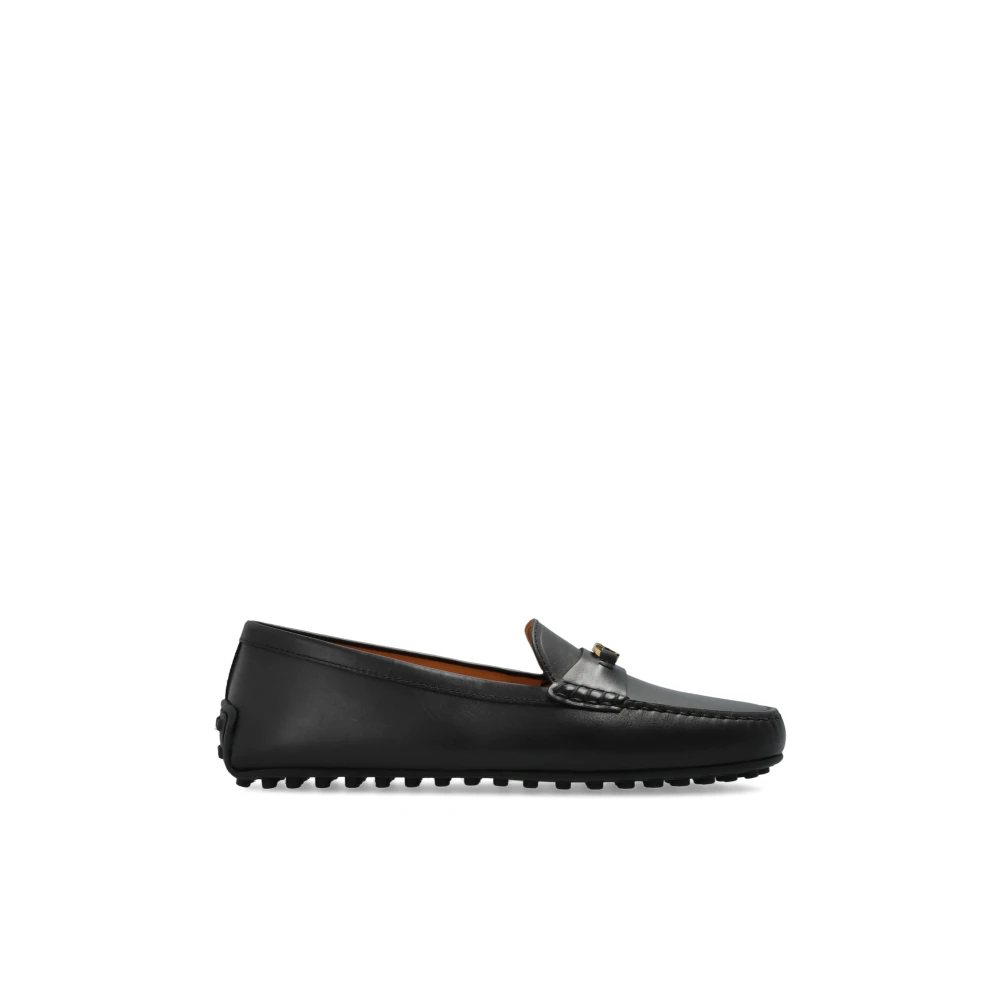 Tod's Vrouw Zwart Leren Mocassins