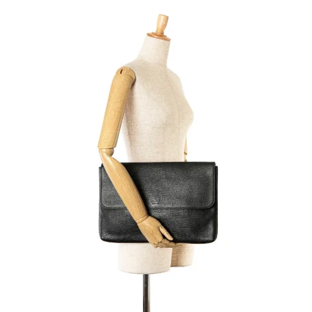Gucci Vintage Pre-owned Leather clutches Black Dames