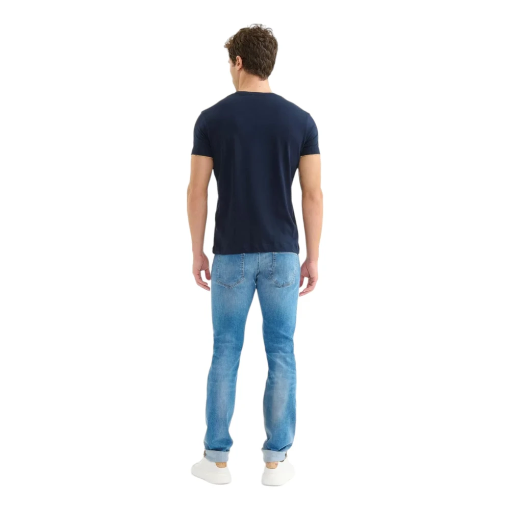 Alviero Martini 1a Classe Korte Mouw T-shirt Blue Heren