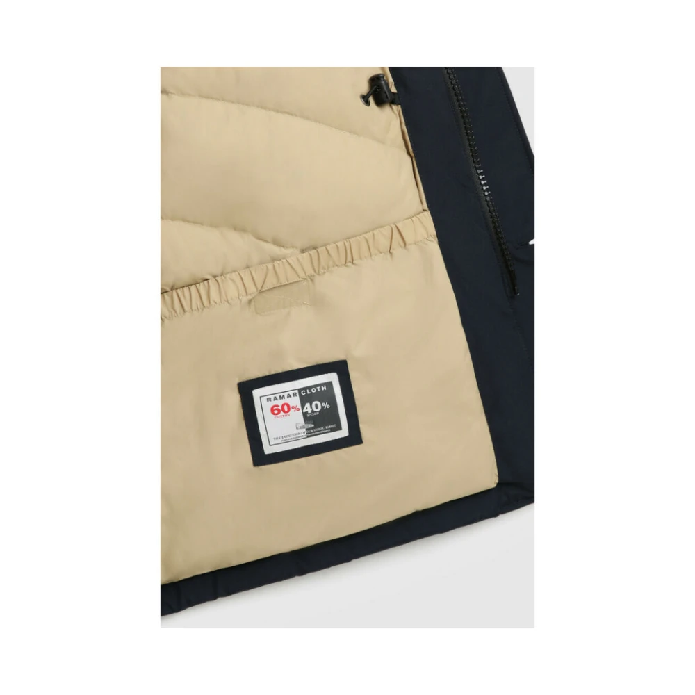 Woolrich Donkerblauwe Arctic Parka met Afneembare Bontkraag Blue Heren
