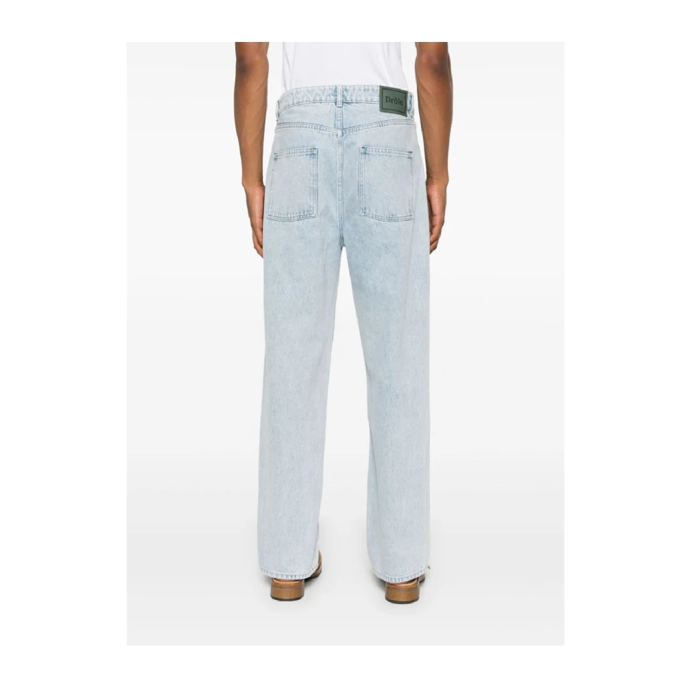 Drole de Monsieur Lichtblauwe Broek Moderne Twist Blue Heren