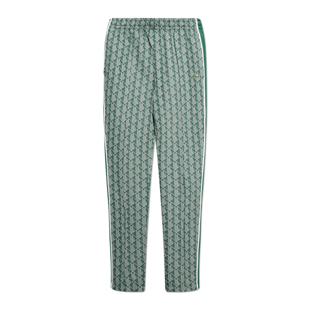 Lacoste Men's Green Sweatpants, S, Joggers With Logo