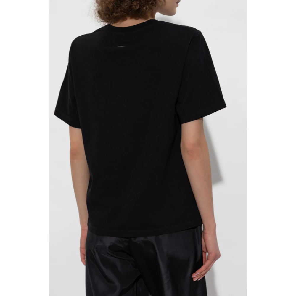 MM6 Maison Margiela T-shirt met print Black Dames