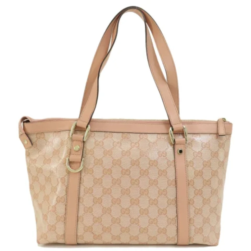 Gucci Vintage Pre-owned Canvas handbags Pink Dames