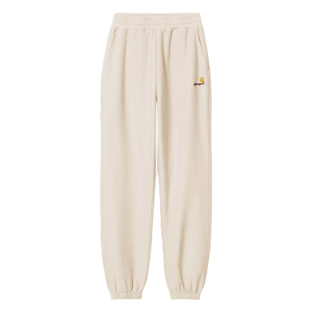 Carhartt WIP Amerikaanse Script Lange broek White Dames