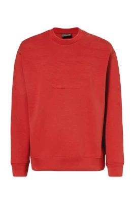 Röd Sweatshirt 3D1MDX1JHSZ0363