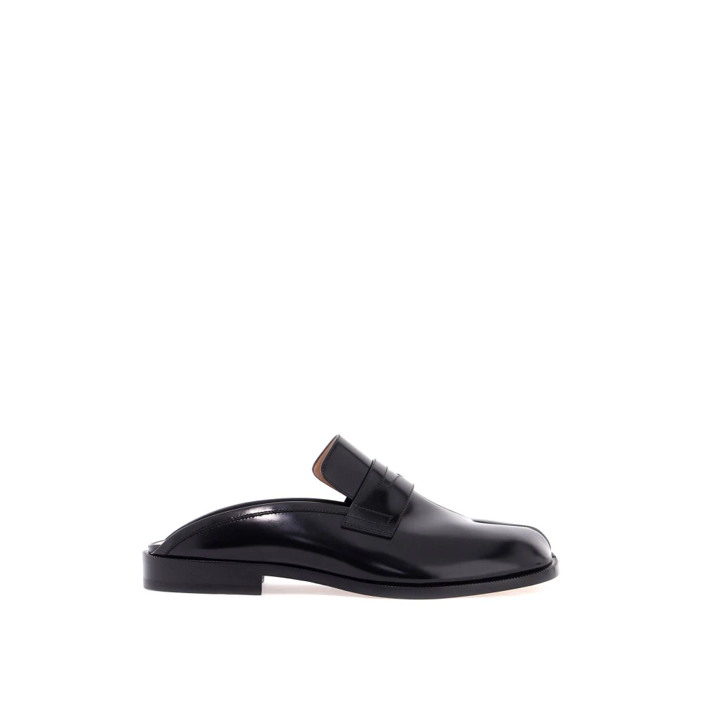 Maison Margiela Split Toe Leren Muiltjes Black Heren