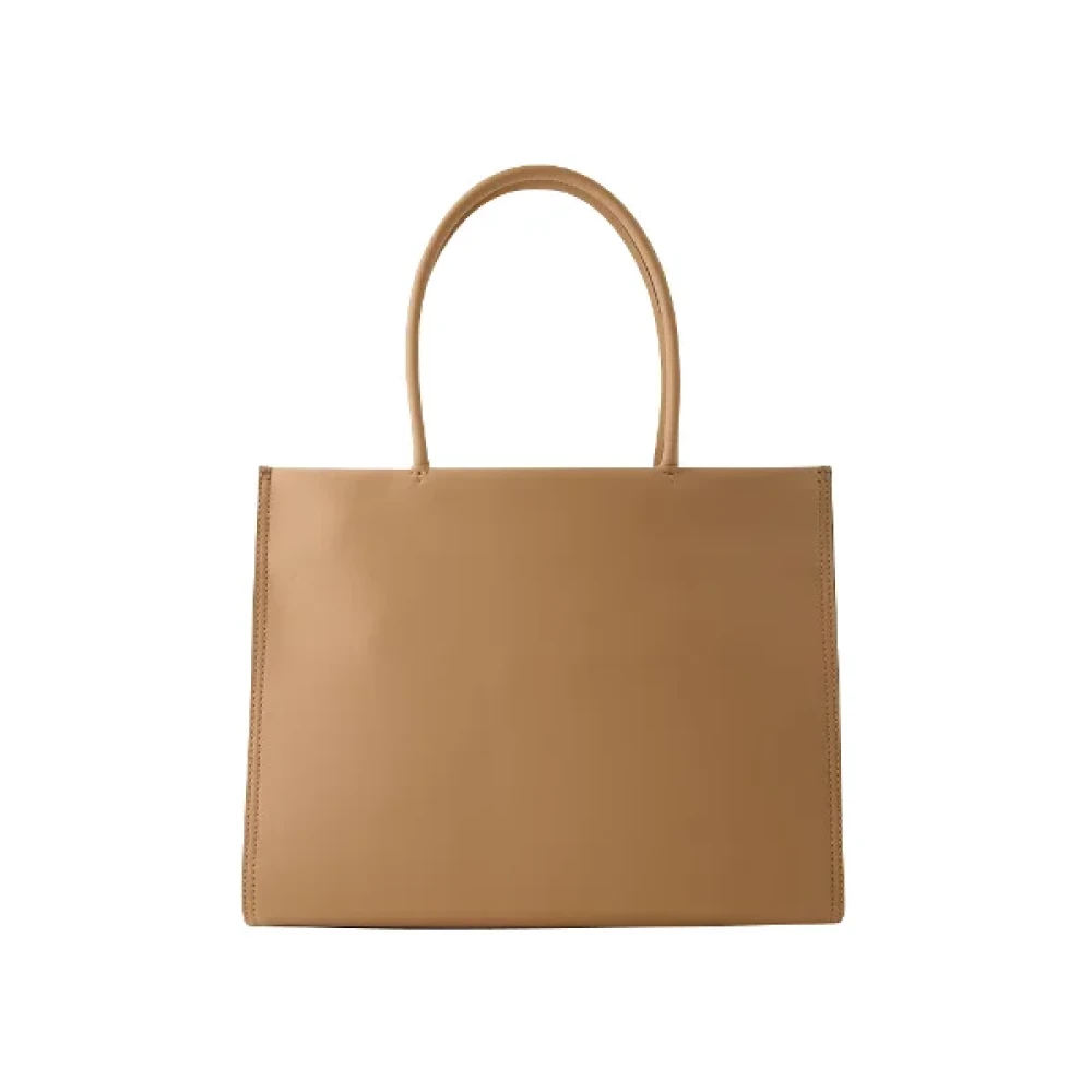 TORY BURCH Leather handbags Beige Dames