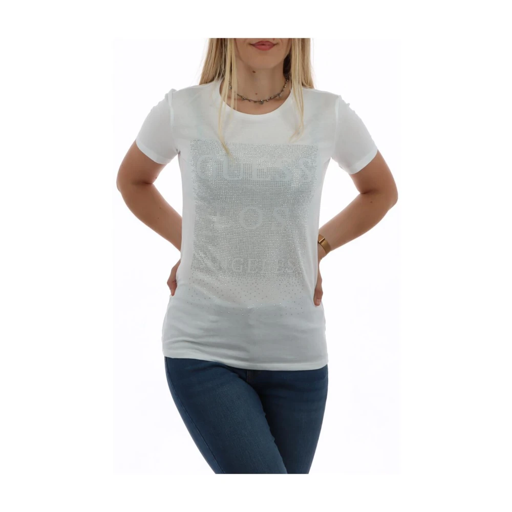 Guess - Tops > T-Shirts - White - Guess - Modalova