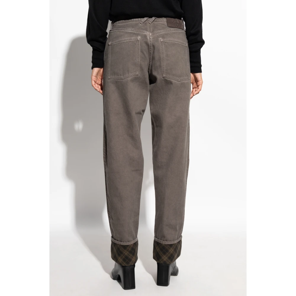 Burberry Straight leg jeans Gray Dames