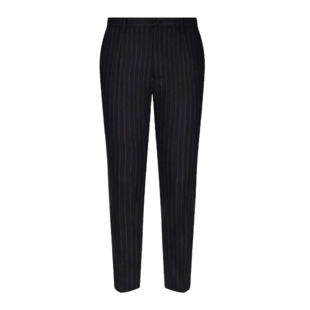 Dolce & Gabbana Slim Fit Broek voor Mannen Black Heren