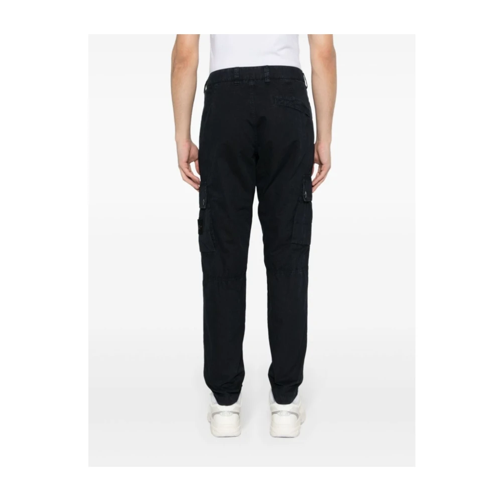 Stone Island Slim-fit Trousers Black Heren
