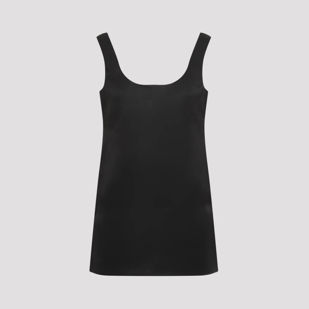 Khaite Zwarte Zijden Pranta Jurk Black Dames