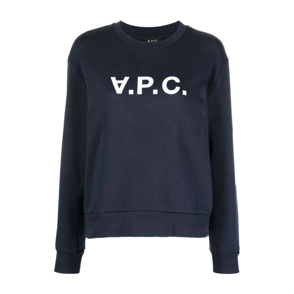 A.p.c. Blå Sweatshirt Blue, Dam