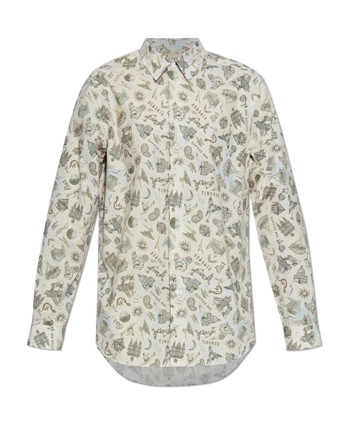 chemise-en-coton-imprimee
