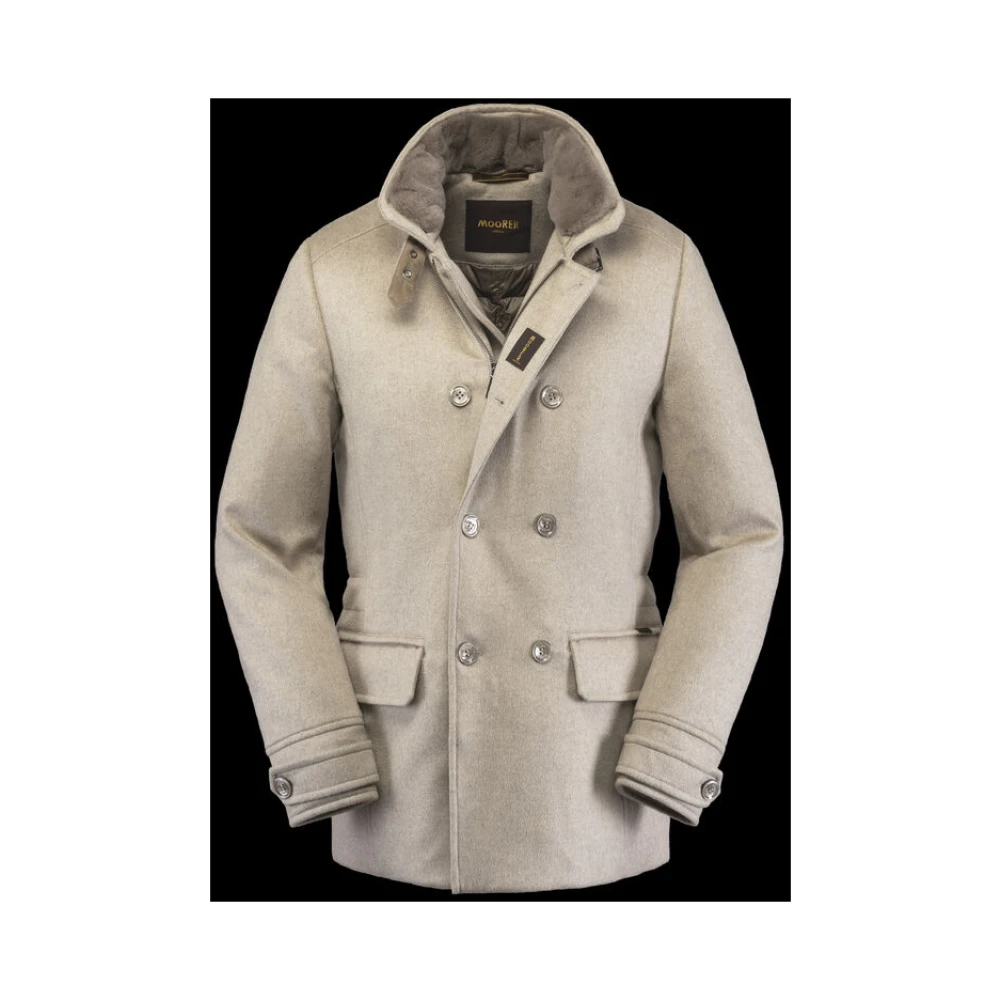 Moorer Jackets Beige Heren