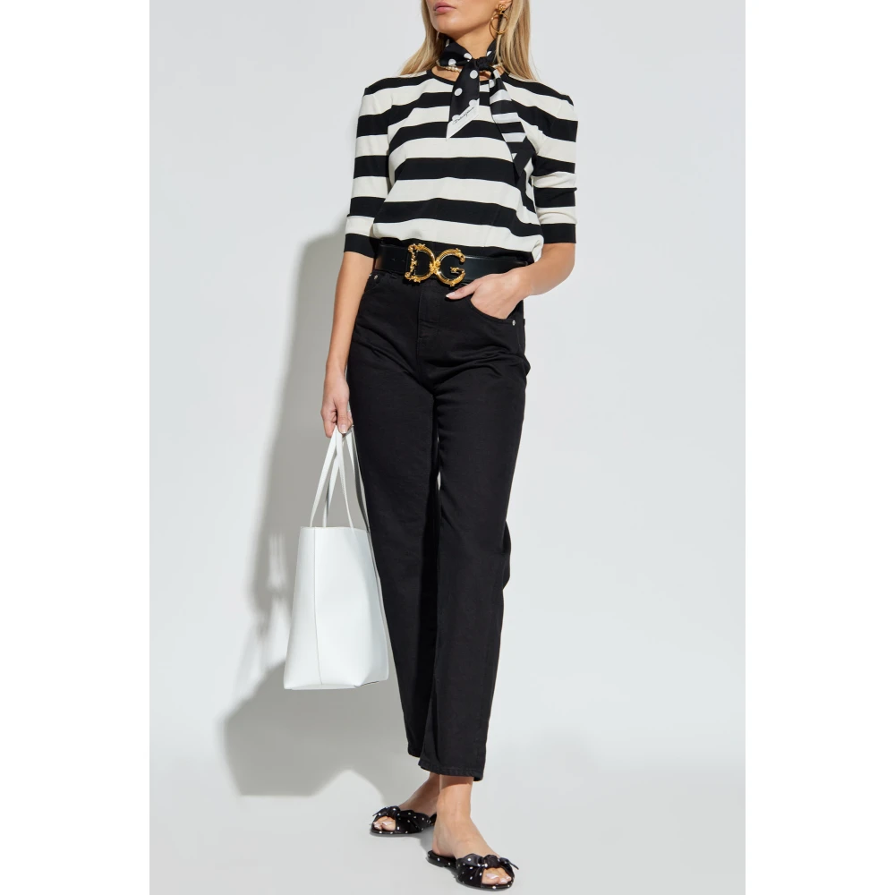 Dolce & Gabbana Wollen trui Black Dames