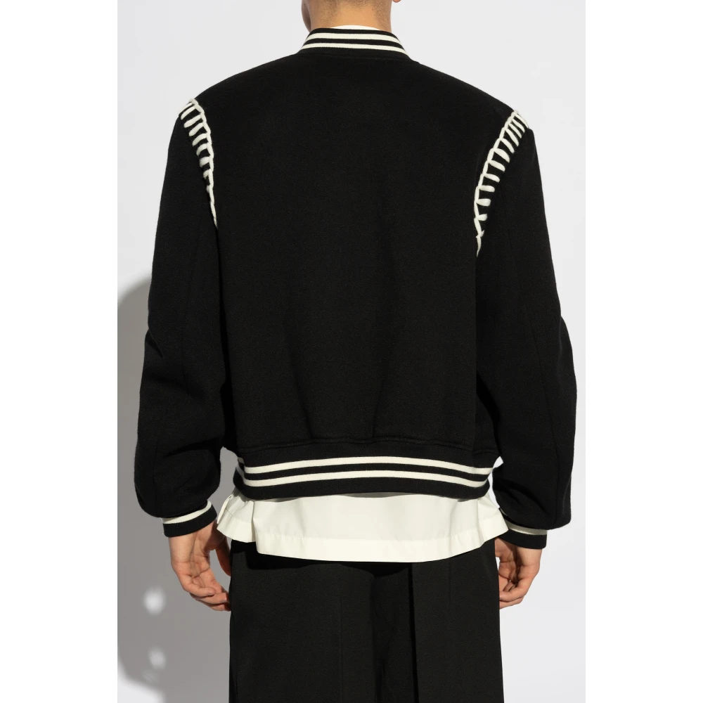 alexander mcqueen Wollen jas Black Heren