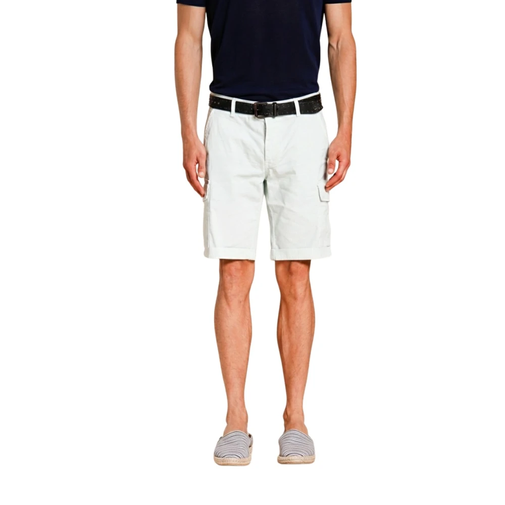 Mason's Hombre Azul Pantalones Cortos, Talla: Xl