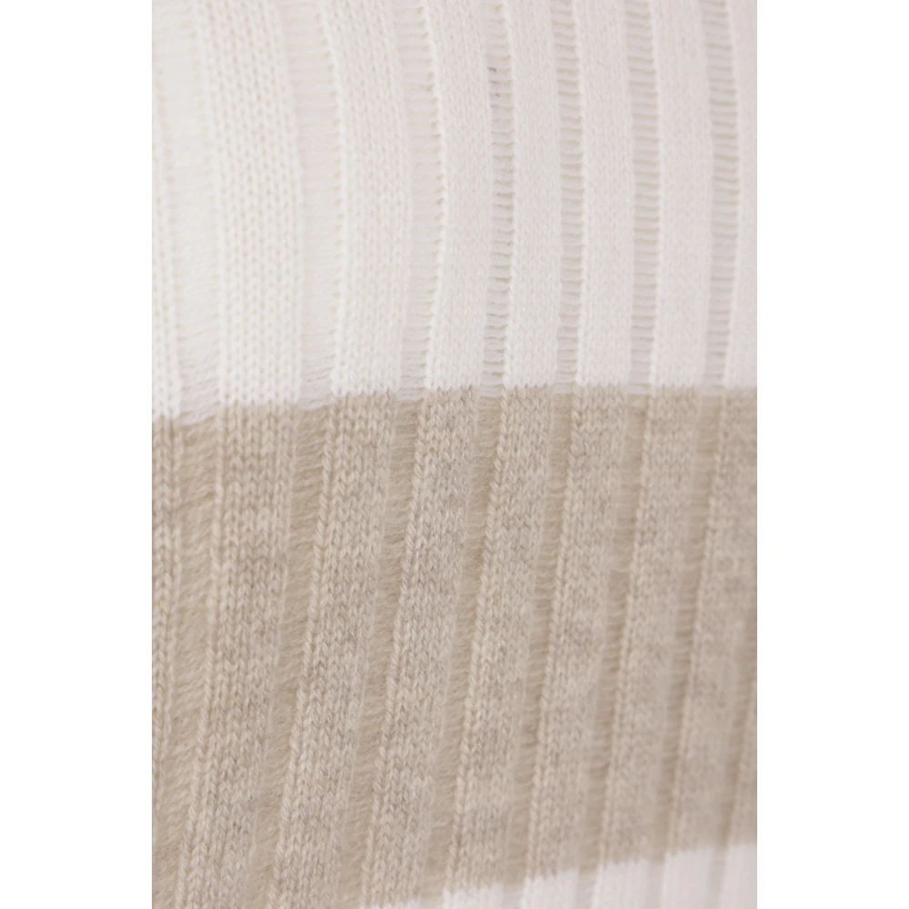 Max Mara Gestreepte Wol Kasjmier Trui Multicolor Dames