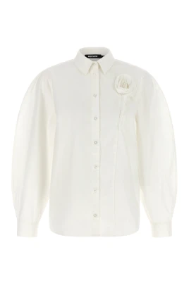 Blommig Oversized Skjorta
