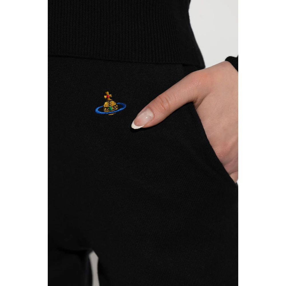 Vivienne Westwood Sweatpants met logo Black Dames