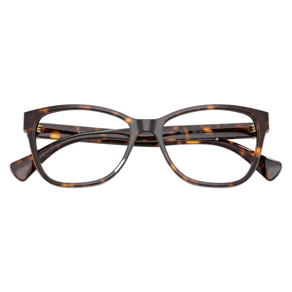 Ralph Lauren Brown Ra7199u 5003 Woman Optical Frames Acetate Transparent Butterfly Normal - Image 2