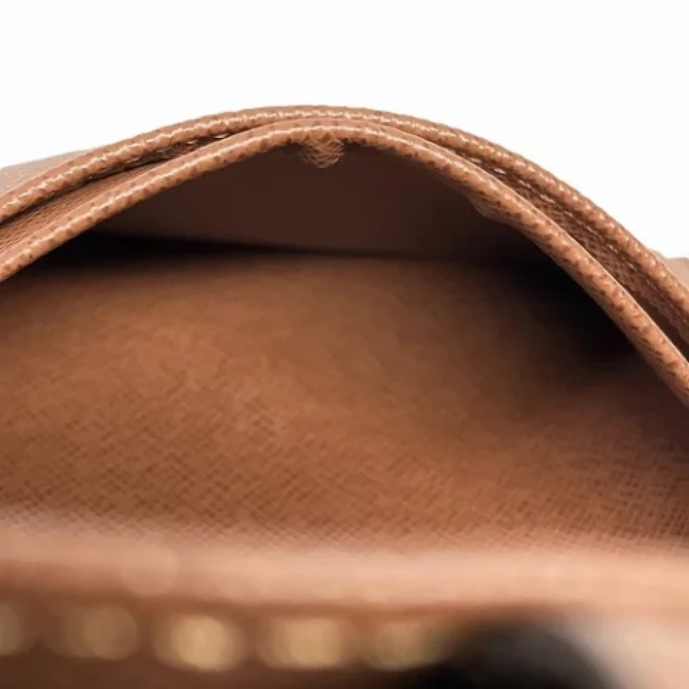 Louis Vuitton Vintage Pre-owned Canvas wallets Brown Dames