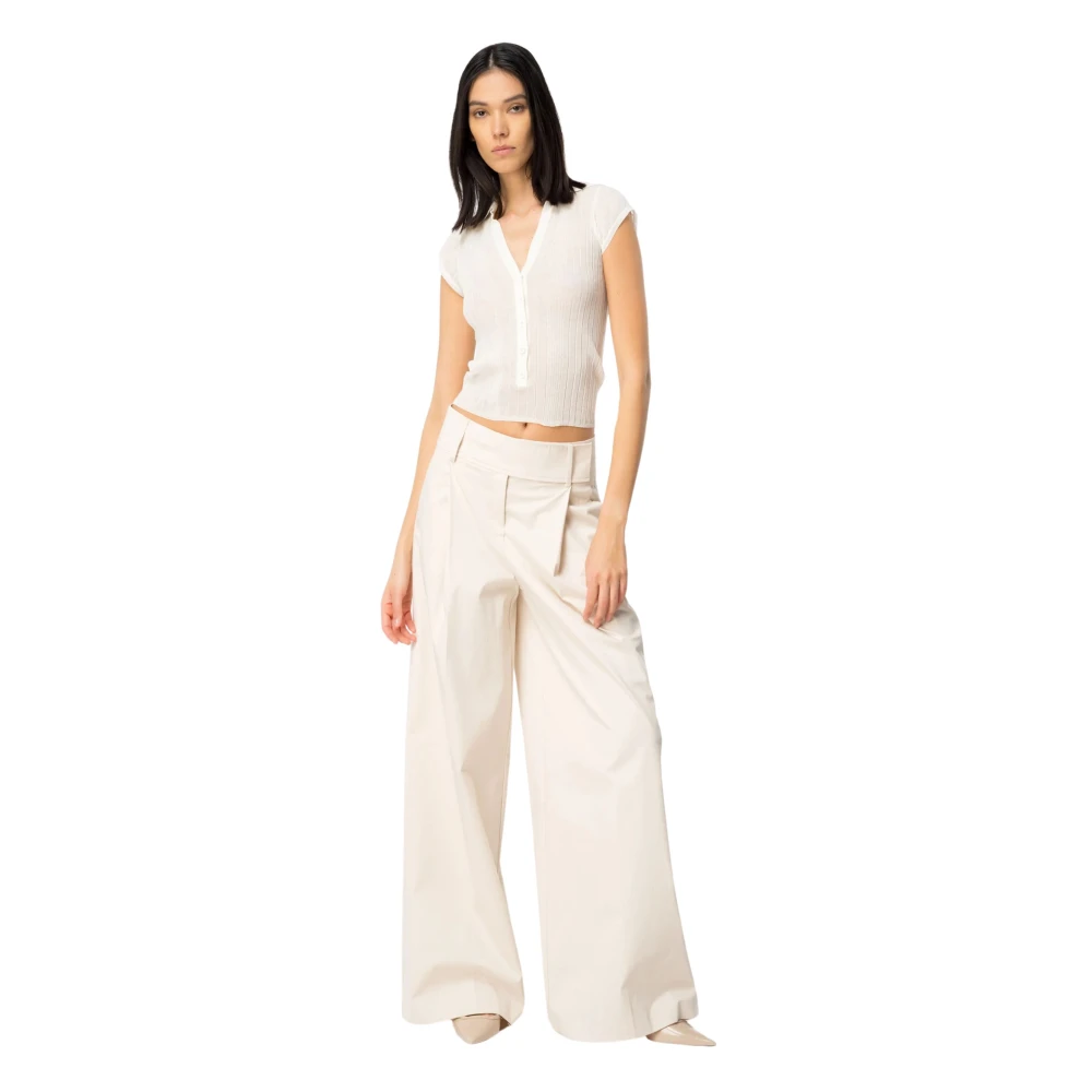 pinko Witte Polo T-shirts en Polos White Dames