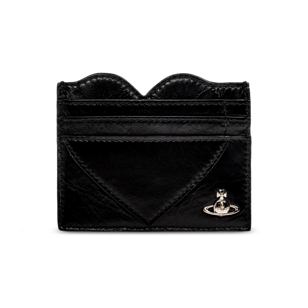 Vivienne Westwood Tarjetero Corazón Accessories Mujer Negro 