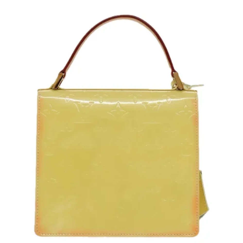 Louis Vuitton Vintage Pre-owned Leather handbags Yellow Dames