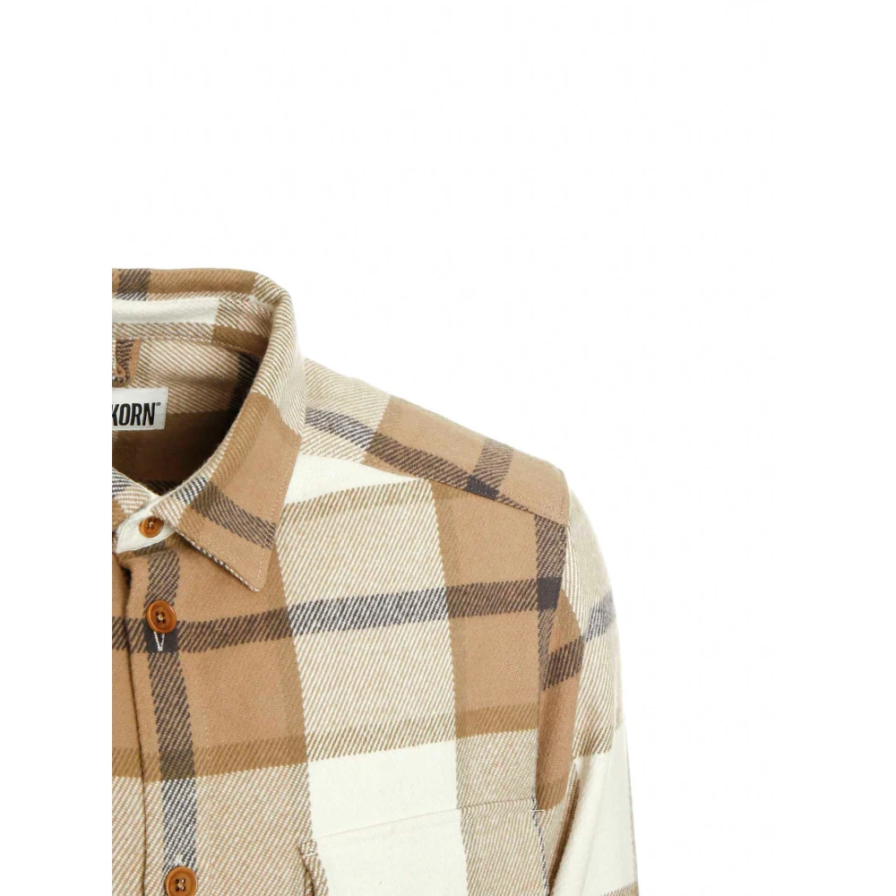 drykorn Casual Overshirt met Borstzakken Brown Heren