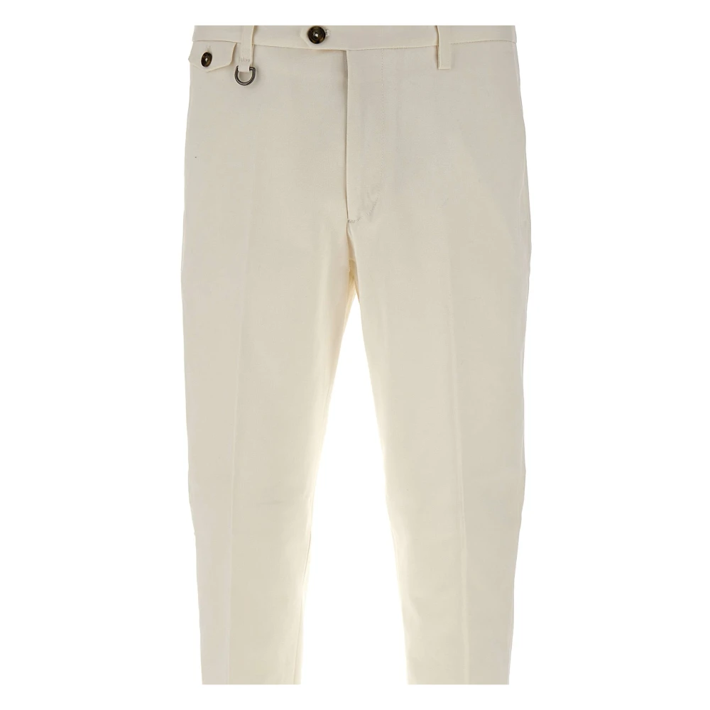 Paolo Pecora Melkwitte Chino Broek White Heren