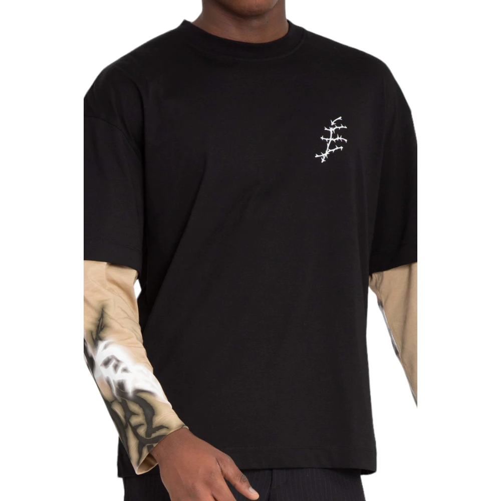 Études Zwarte Doornen Longsleeve Tee Black Heren