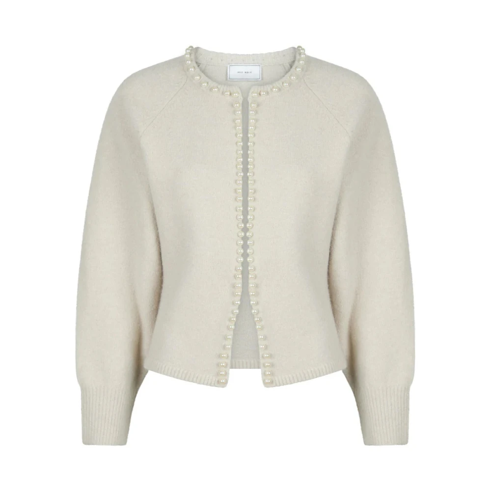 NEO NOIR Parel Gebreide Vest Ivoor Beige Dames