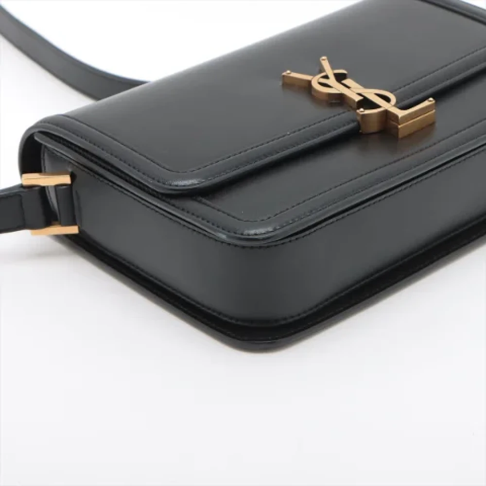 Yves Saint Laurent Vintage Pre-owned Leather handbags Black Dames