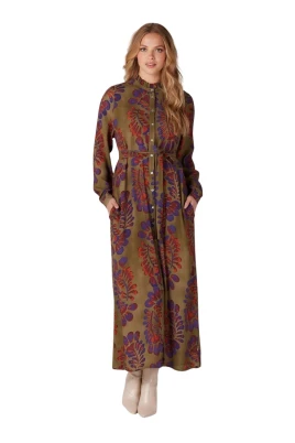 Multi Green Dress Isabel