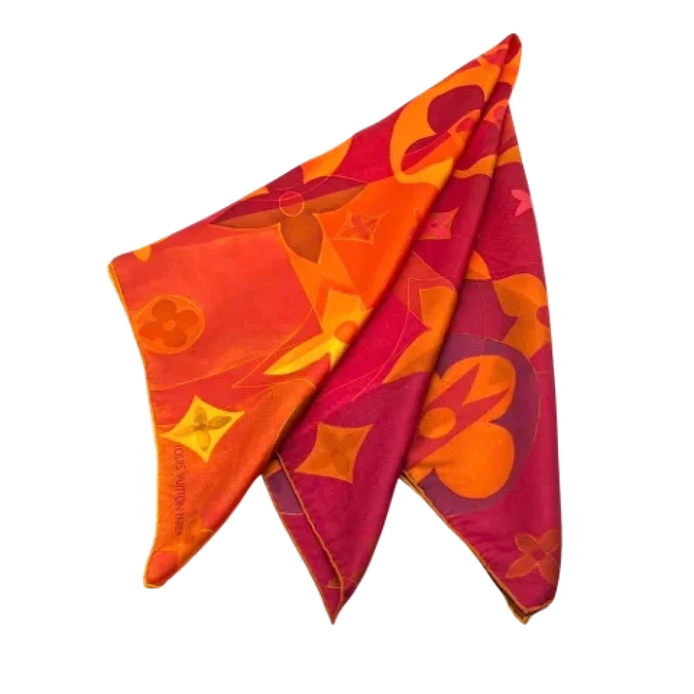 Louis Vuitton Vintage Pre-owned Silk scarves Multicolor Dames