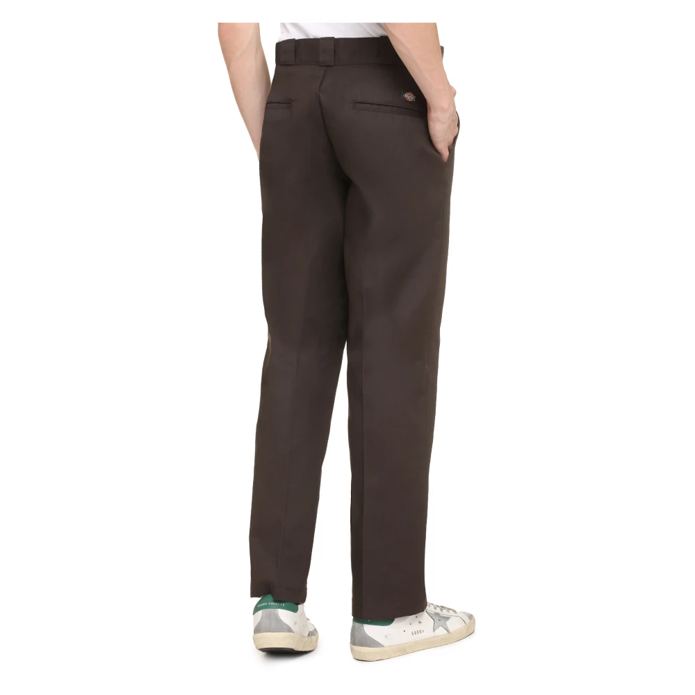 Dickies Katoenmix broek met achterzakken Brown Heren