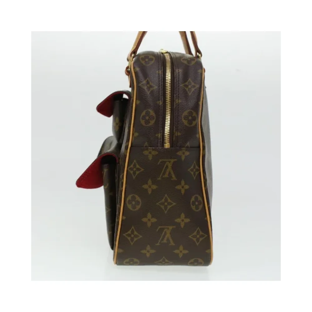 Louis Vuitton Vintage Pre-owned Canvas handbags Brown Dames