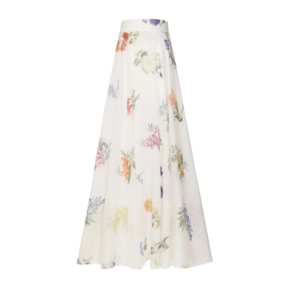 Zimmermann Botanisch Ivoor Maxi Rok Multicolor Dames