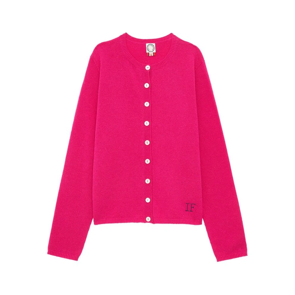 Ines De La Fressange Paris Rosa Broderad Kofta Pink, Dam