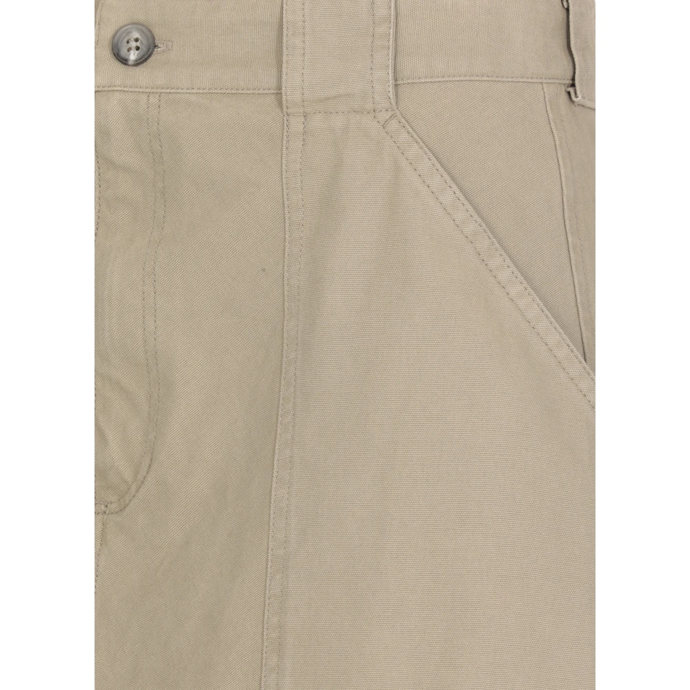 A.p.c. Groene Katoenen Rok met Zakken Green Dames