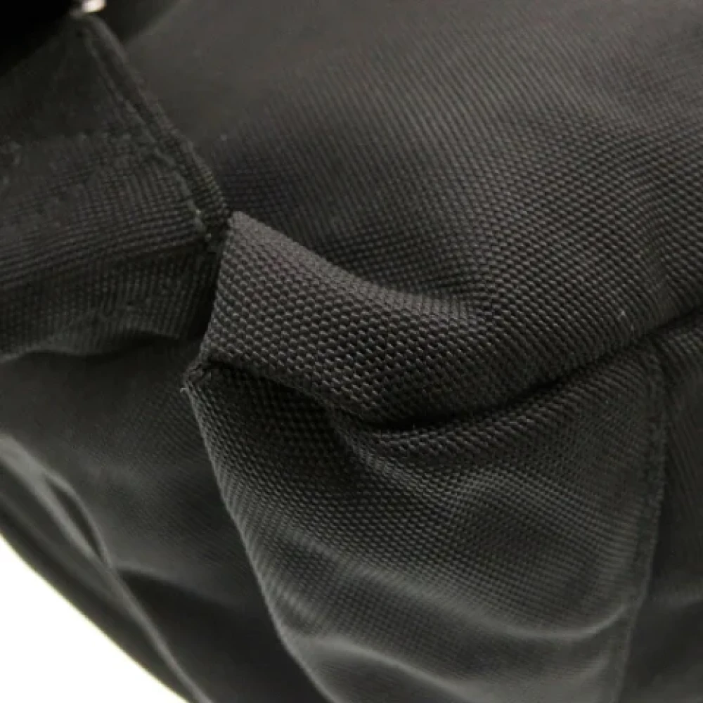Gucci Vintage Pre-owned Canvas backpacks Black Heren