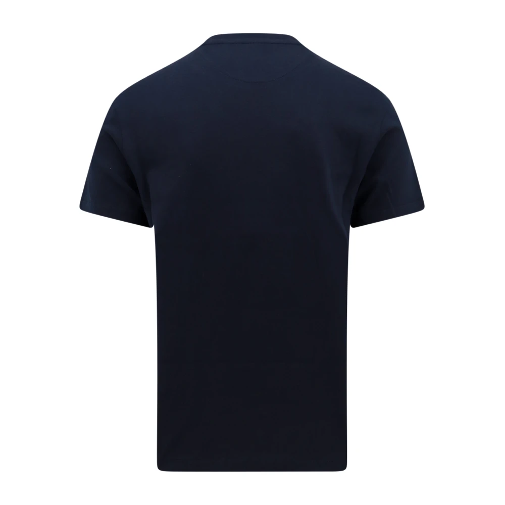 Valentino Blauwe Crew-neck T-shirt Blue Heren