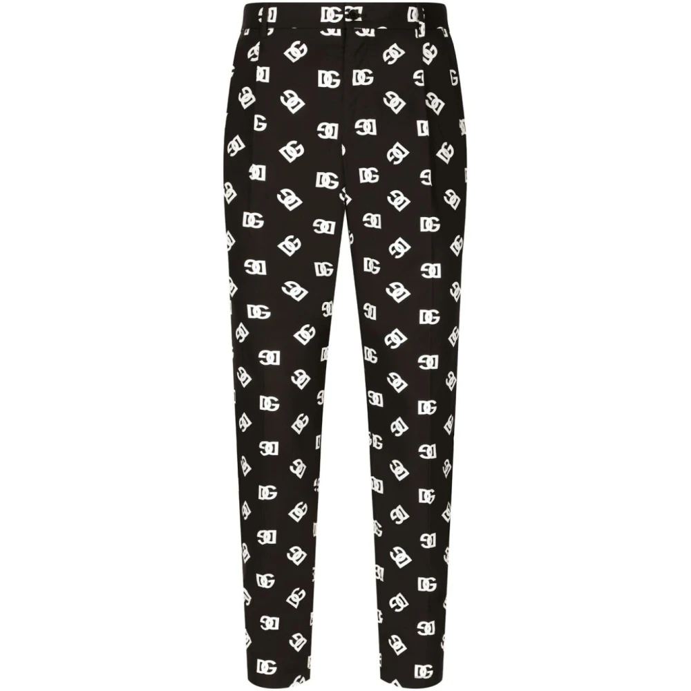 Dolce & Gabbana Zwarte Broek voor Heren Black Heren
