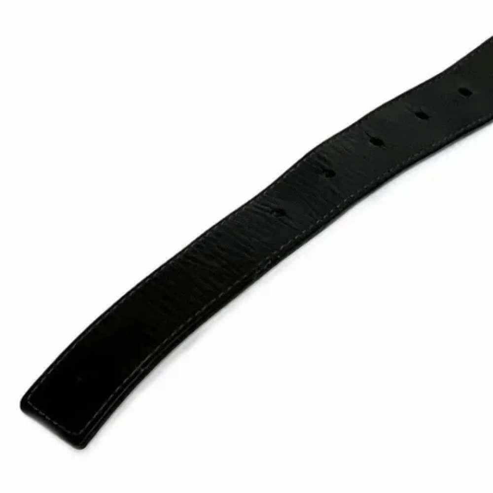Louis Vuitton Vintage Pre-owned Leather belts Black Heren