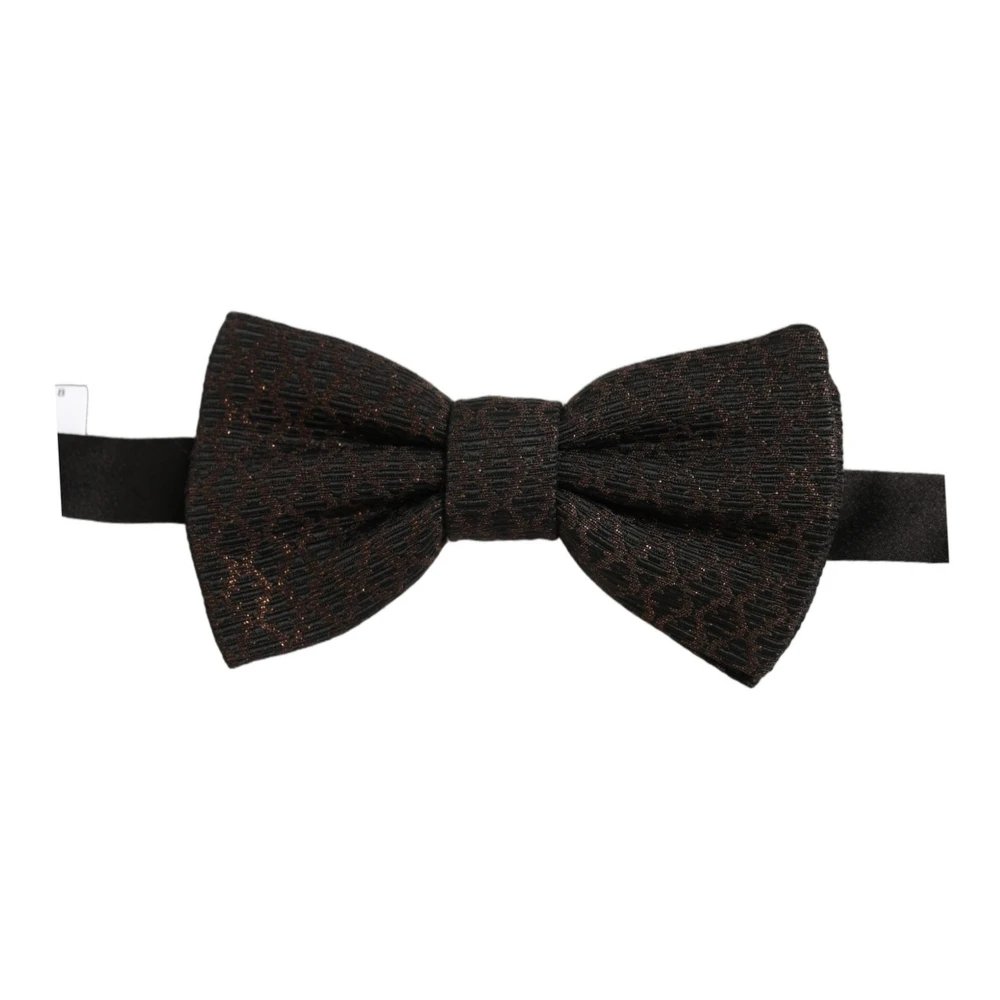 Dolce & Gabbana Pre-Tied Bow Tie - Male - Bow Ties - Brown - One Size - Accessories